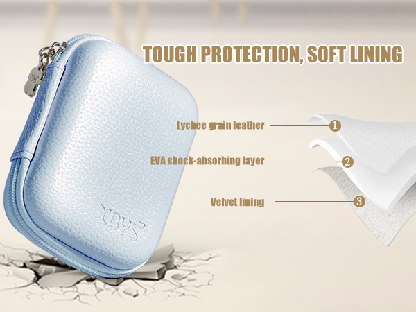 CAMKORY DC403 FHD 1080P Digital Point and Shoot Vlogging/ SD Card, Travel Carry Cases Bag