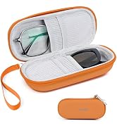 Luxtude Double Glasses Case Hard Shell, Portable Double Eyeglass Case | Sunglasses Travel Case fo...