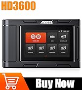 ANCEL HD3600 Construction Machinery Diesel Scan Tool with DPF Regeneration, Full System Heavy Dut...