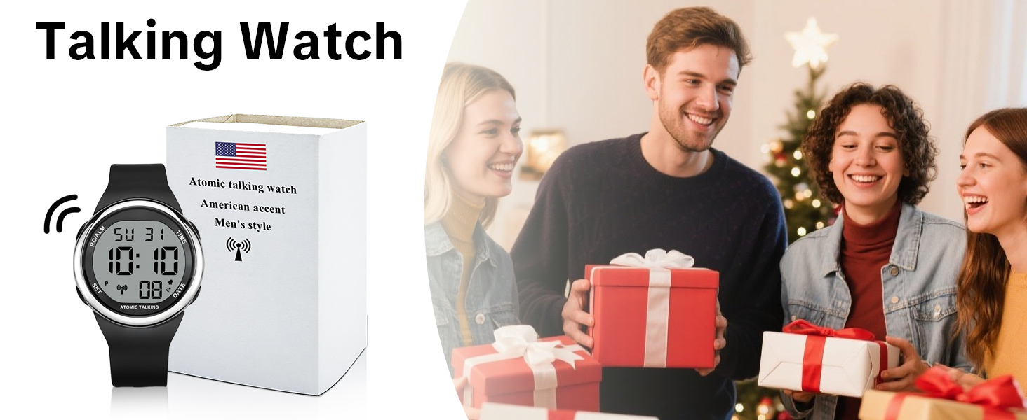 talking watch for visually impaired