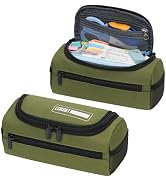 ECHSRT Jumbo Pencil Case Organizer for Men Women, Extra Large Capacity Pencil Pouch, Sturdy Porta...