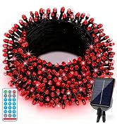 Wabarle Solar Christmas Lights Outdoor Waterproof,13 Modes 118Ft 300LED Solar Powered String Ligh...