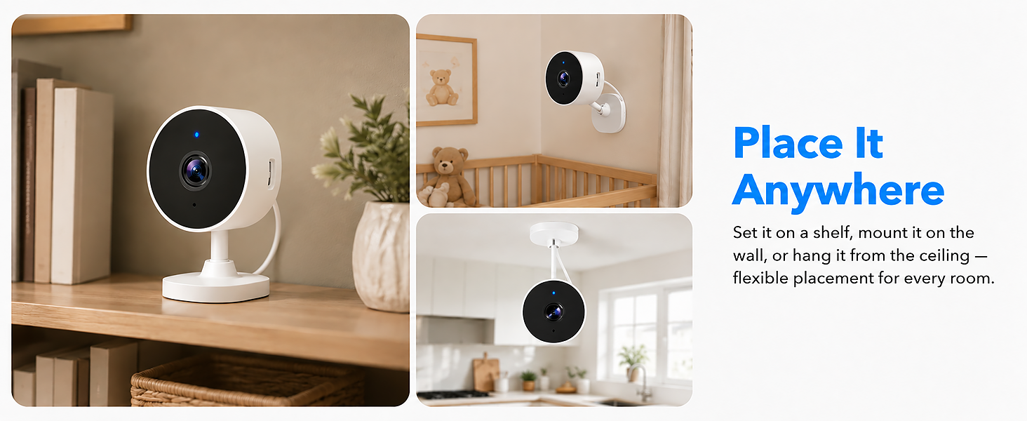 house cameras with audio and video, wifi camera, indoor camera, indoor pet camera
