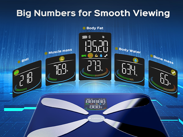 body composition scale smart scale with bmi body fat muscle mass smart scale