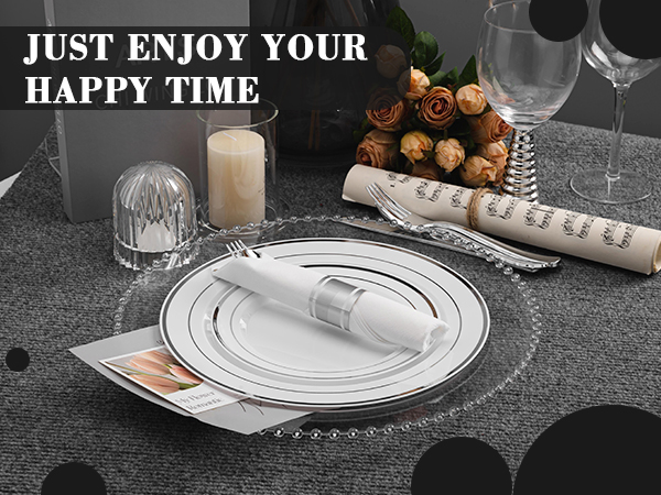 plastic plates sets