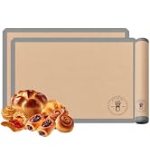 Silicone Baking Mats, Full size, Baking Sheet Liners, Pack of 2, Oven Safe, 16 x 24 inch (40x60 c...