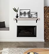Modern Bracket Floating Mantel Shelf