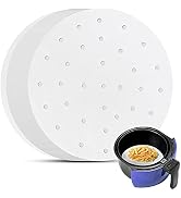 YQL 7 Inch Air Fryer Liner,200PCS Parchment Paper for Air Fryer Precut Perforated Parchment Paper...