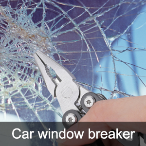 Bovgero mini multitool plier car window breaker glass breaker