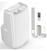 Uthfy 14000BTU Portable Air Conditioners, 4-in-1 Function Ac Unit with Cooling, Dehumidifier,Fan ...