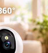 BoyKeep 2K Cameras for Home Security, 2-Pack Indoor Camera with Night Vision, Pet Camera Indoor w...