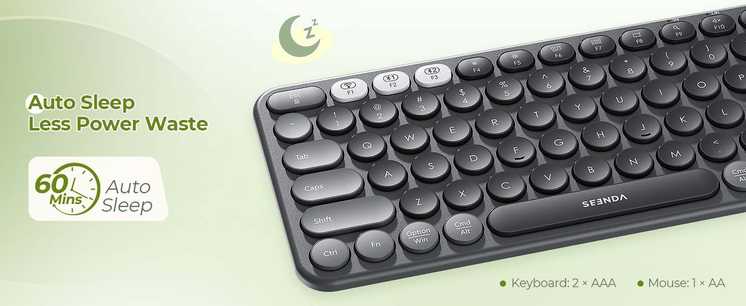 Compact bluetooth keyboard and mouse