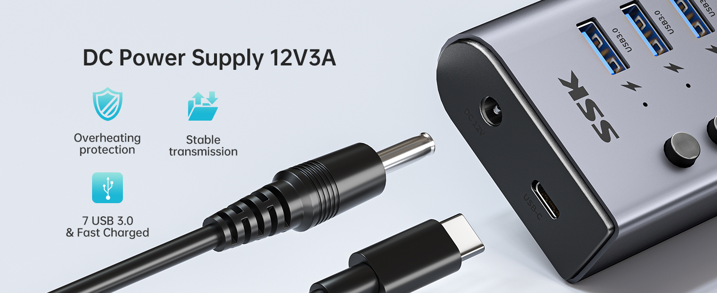 DC POWER SUPPLY USB 3.0 FAST CHARGED