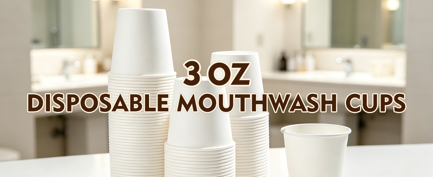 3oz mouthwash cups