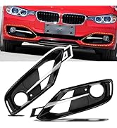 Jaronx Compatible with BMW Fog Light Cover 3 Series F30 F31 (Sport Line) 2013 2014 2015, Left & R...