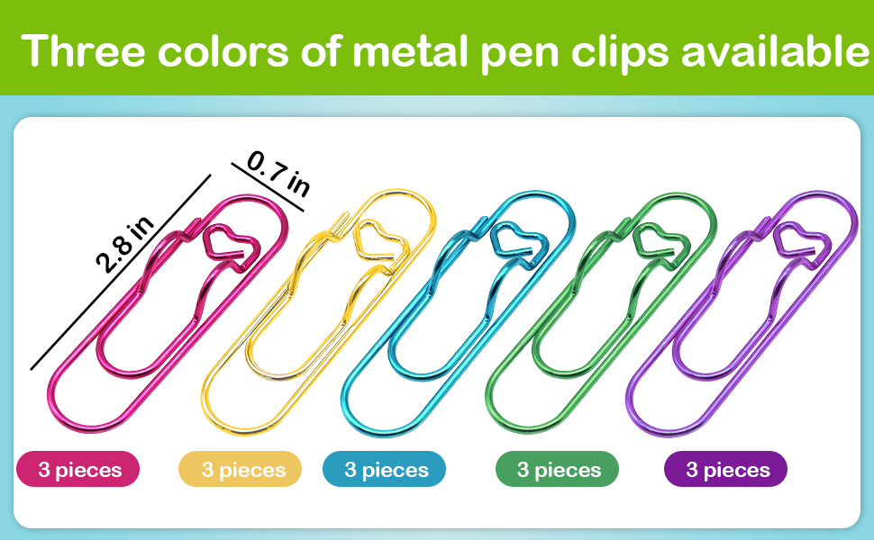 metal pen holder for notebook