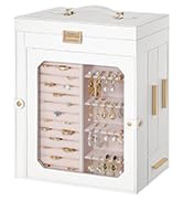 Jewelry Box with Mirror Jewelry Organizer and Storage