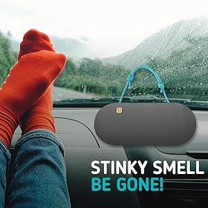 PURGGO Car Air Freshener Auto Odor Eliminator Activated Bamboo Charcoal Air Purifier