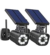 Techage SL669, Solar Battery Powered, Fake Security Camera, Dummy Cameras, Motion-Activated Flood...