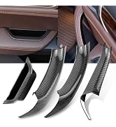 Jaronx Compatible with BMW X3 F25/X4 F26 Door Handle Cover,4PCS Driver Side Door Armrest Insert &...