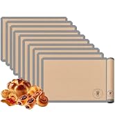Silicone Baking Mats, Full size, All Purpose, Baking Sheet Liners, Pack of 10, Oven Safe, (17 x 2...