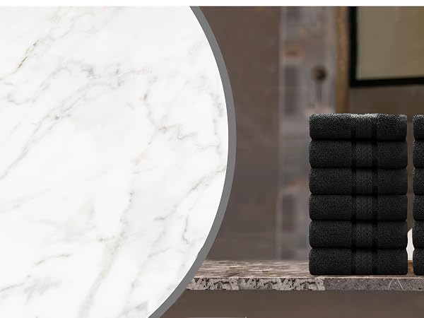 Black wash cloth