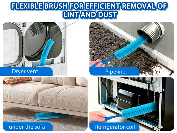 Dryer Vent Cleaner Kit,Dryer Lint Vacuum Attachment