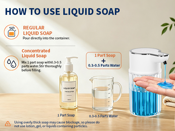 liquid soap dispenser for kitchen