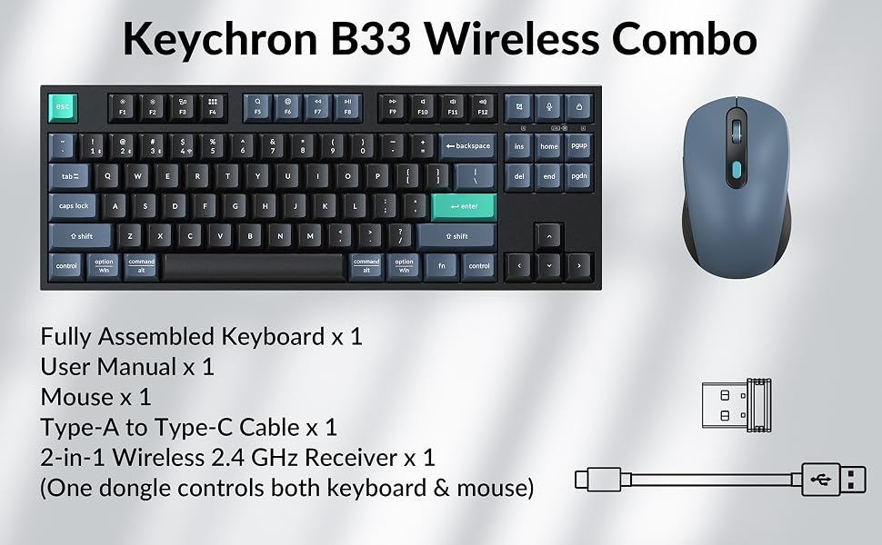 Keychron B33 Wireless Combo