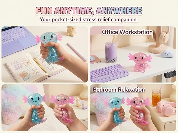 Axolotl Squishy Stress Relief Toy