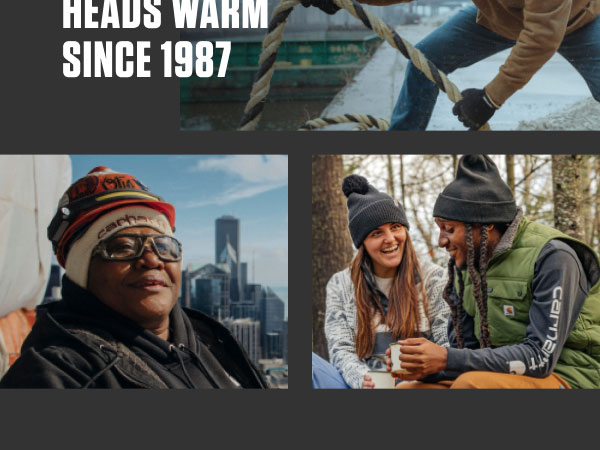 KEEPING HARDWORKING HEADS WARM SINCE 1987