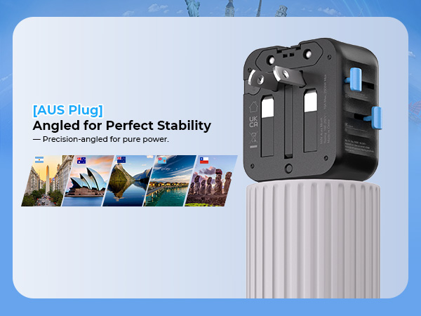 SKRSAN Aura International Travel Adapter