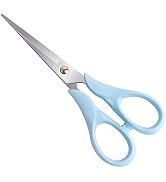 Creechwa Blue Acrylic Scissors, Multipurpose Stylish Scissors, Stainless Steel Scissors with Acry...