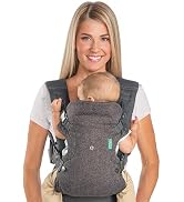 Infantino Flip 4-in-1 Convertible Baby Carrier, Adjustable, Ergonomic Babywearing, Registry Essen...