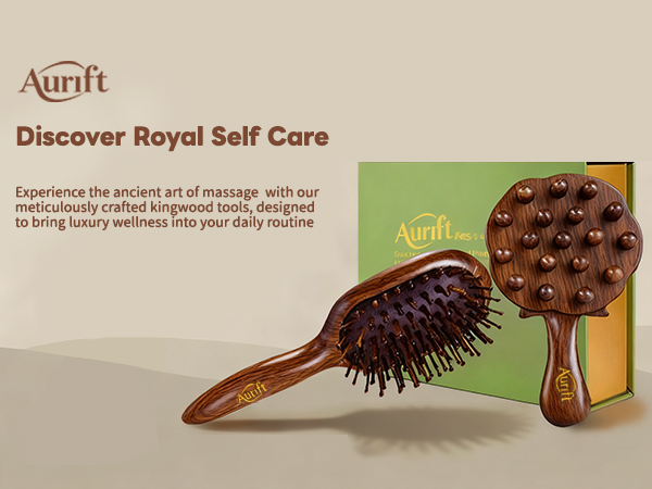 Wooden Scalp Massager Tool set