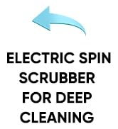 shower scrubber for bathroom