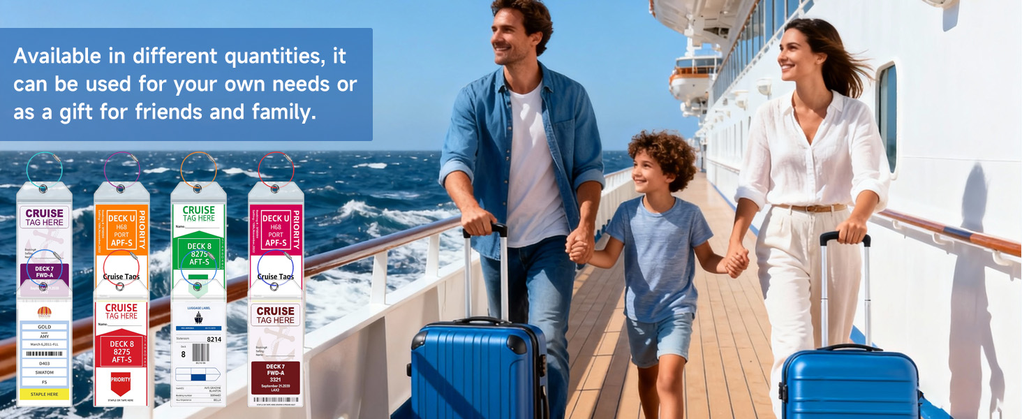 Cruise luggage tag