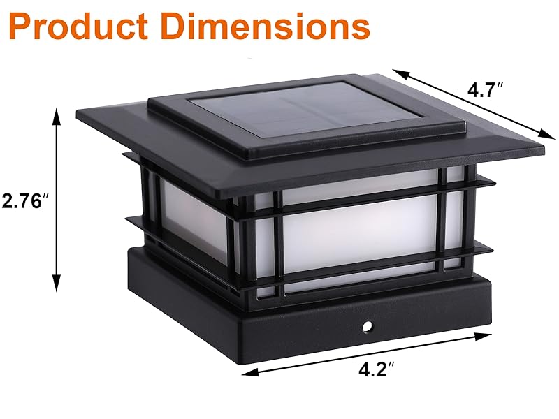 Solar Post Cap Lights