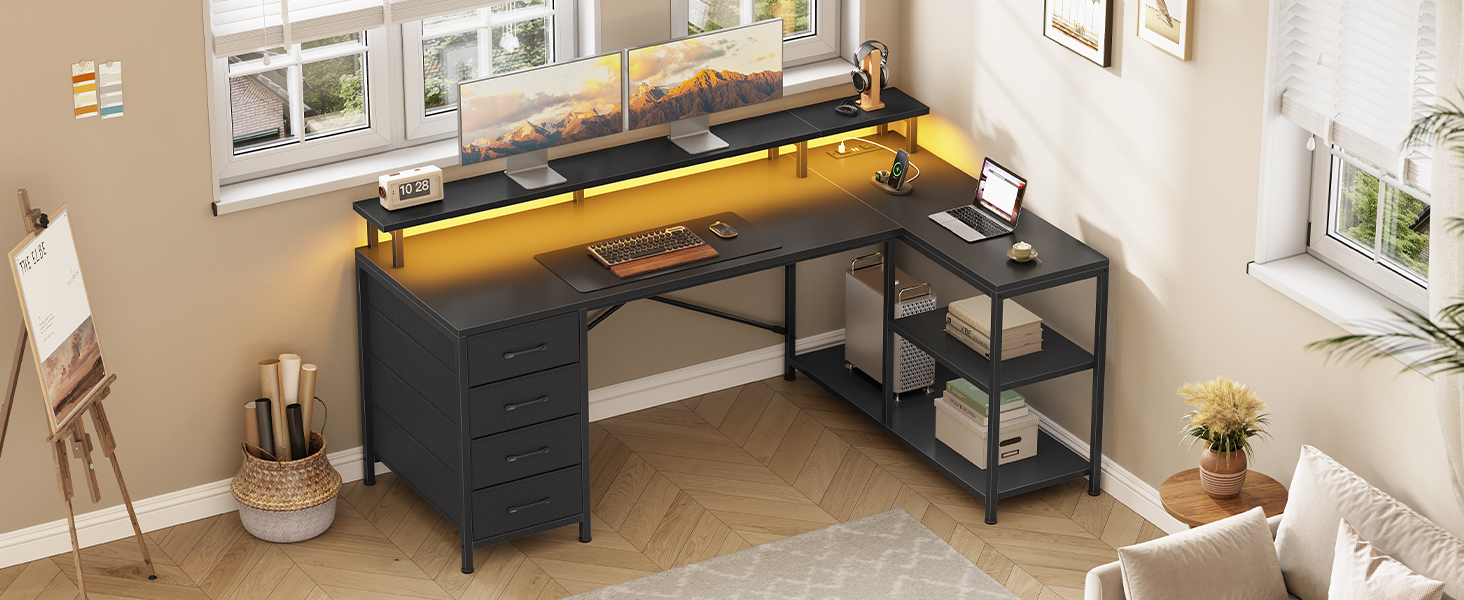 l shaped desk