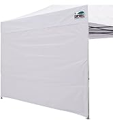 Eurmax USA Instant Canopy SunWall 10x10 Canopy Wall Sidewall for Pop Up Canopy Tent,1 Pack Sidewa...