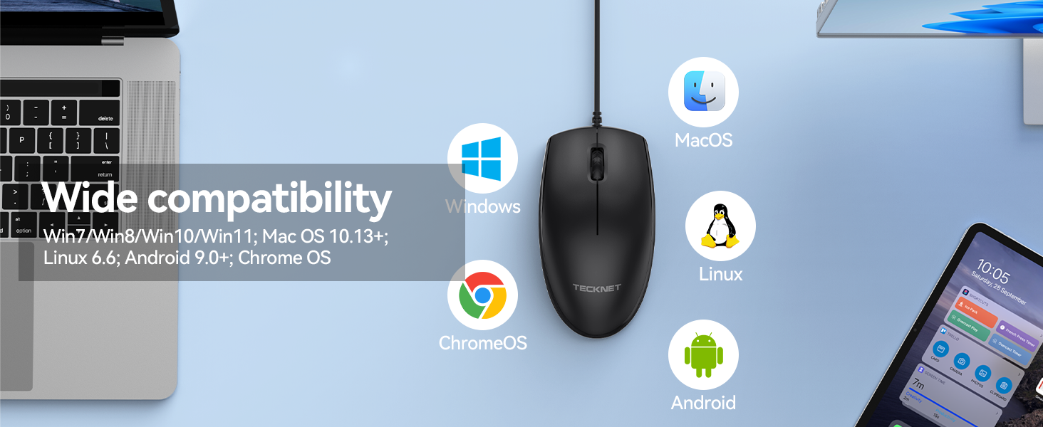 Wide compatibility