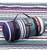 HX&OD Extra Large Picnic Blanket Outdoor 80”x80” Waterproof Picnic Mat Foldable 3-Layer Camping B...