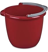 JOEY'Z 10QT (9.5L) Heavy Duty Sturdy Spout Pail Bucket with Durable Grip Handle for Cleaning, Mop...