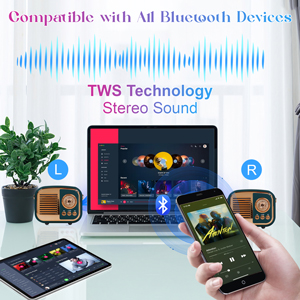 dosmix retro bluetooth speaker