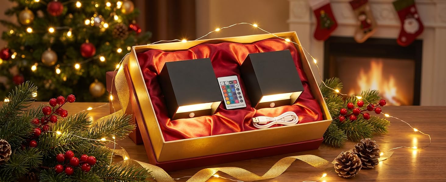 Rechargeable Remote Control Dimmable Cordless Wall Lights