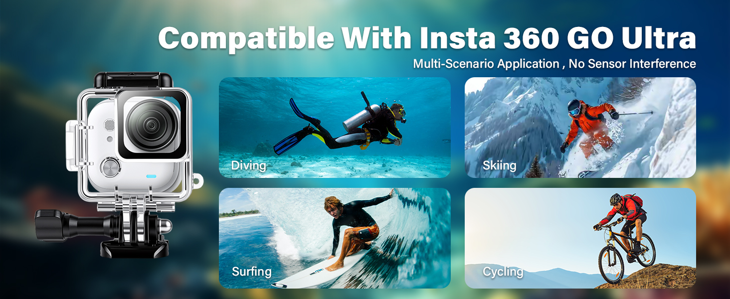 extreme weather water sports ocean marine outdoor deep dive scuba Diving Surfing Skiing Cycling