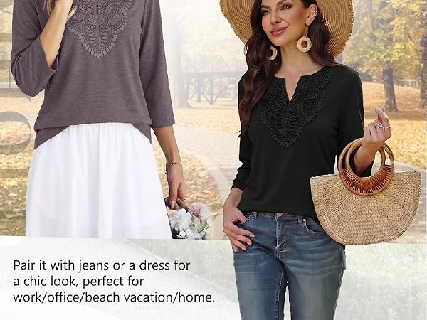 Lace Tops for Women