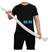 Zip Ties Heavy Duty, 36 Inch Extra Long 220 lbs Tensile Strength Large Cable Ties Wire Ties Heavy...