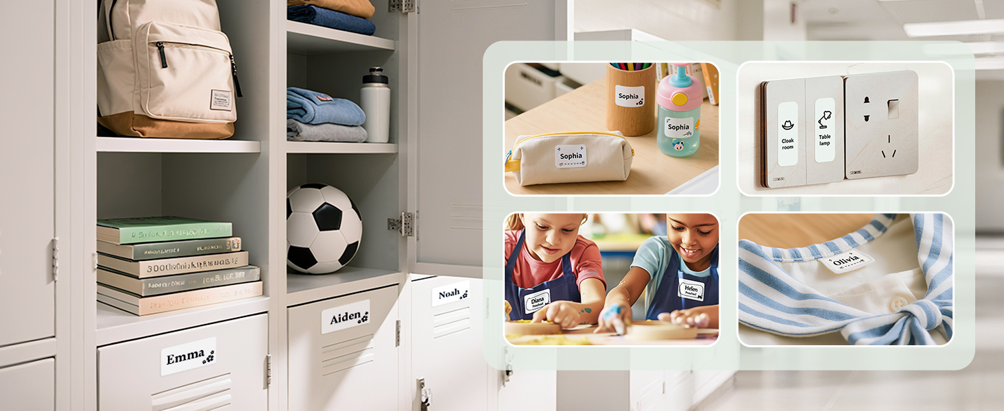 NIIMBOT B1 label maker machine with tape