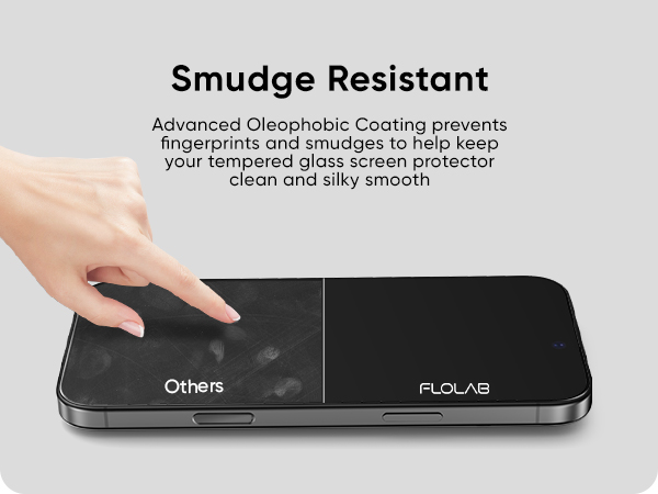 FLOLAB NanoArmour ONETIME MAX for iPhone 17 Clear Anti Blue